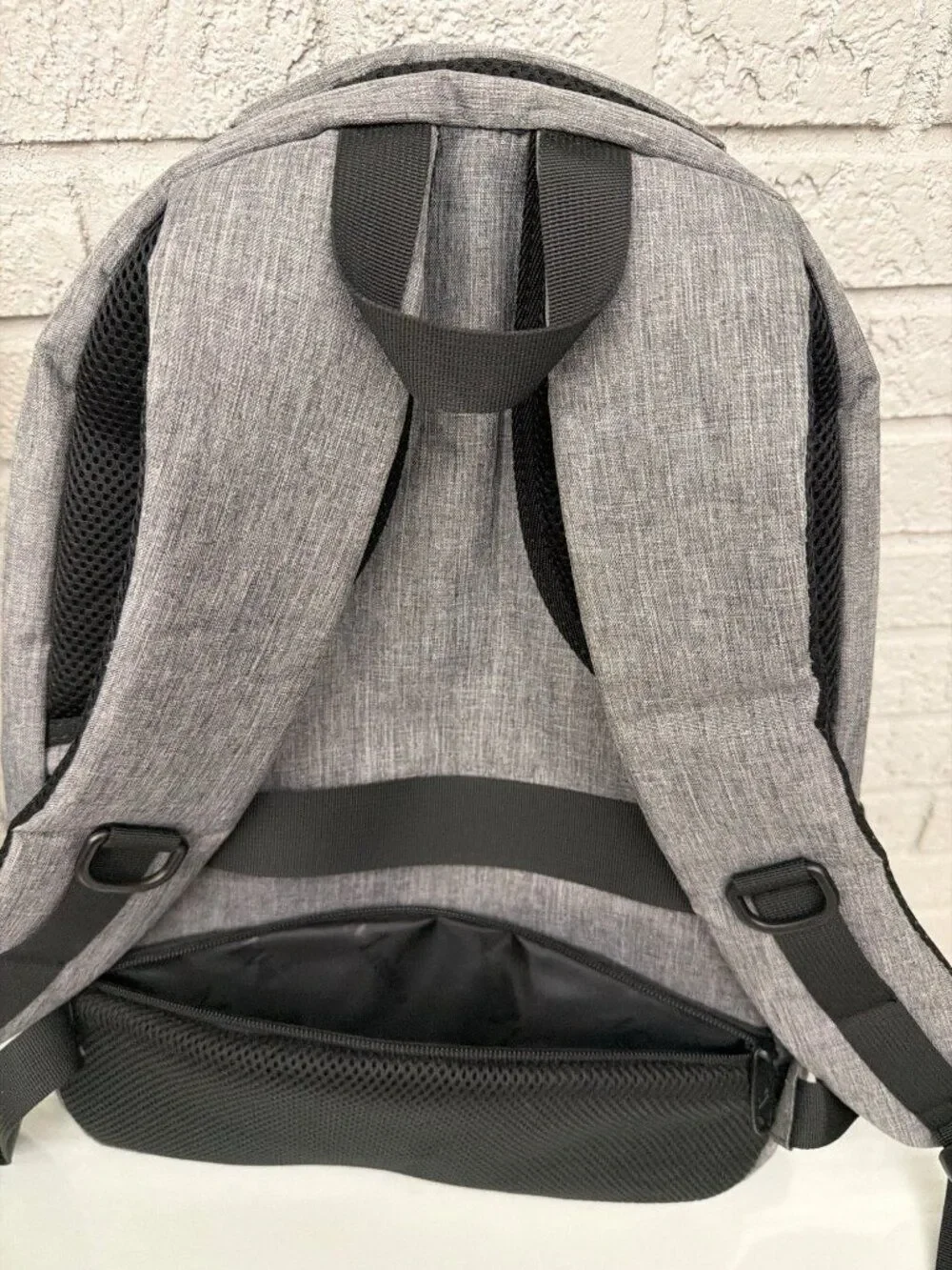 Matein Gray Anti-Theft Slim Travel Laptop Backpack